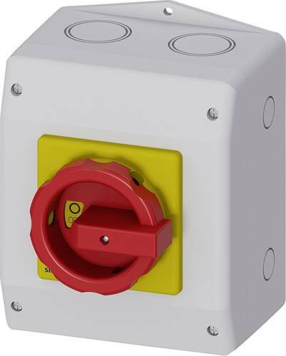 Siemens Lasttrennschalter 6-polig in Rot und Gelb, 25 A, 16 mm², 690 V/AC, 3LD21653VB53 - Bild 1