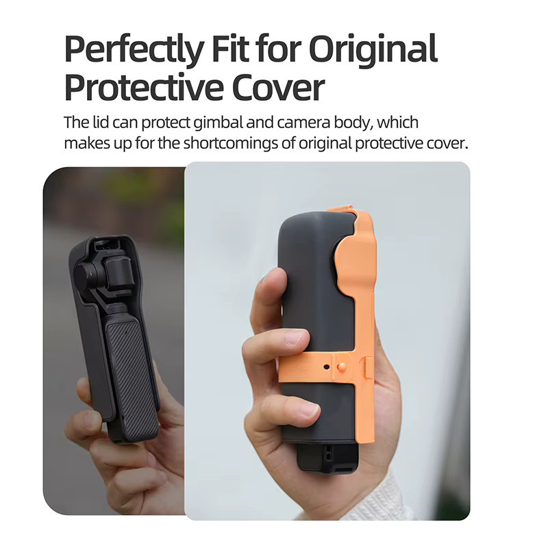 DJI Osmo Pocket 3 Zubehör Set mit Objektiv-Displayschutz, bunter Schutzhülle, Filter und Aufbewahrungsbox in Grau und Multicolour - Bild 2