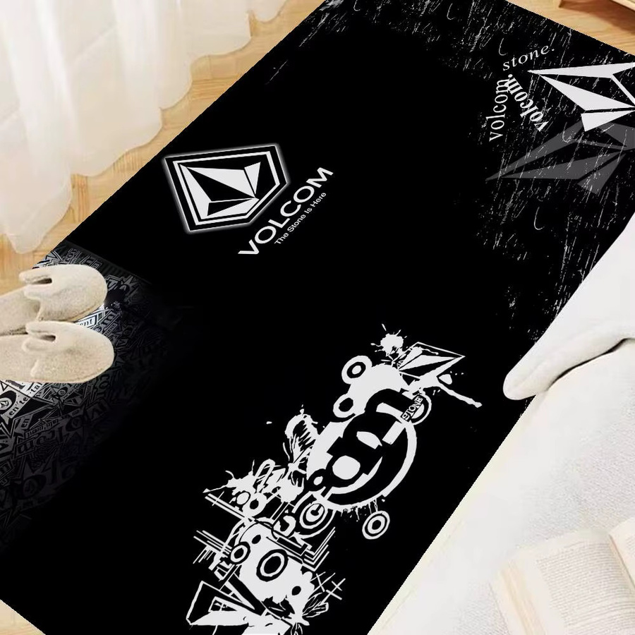 V-Volcom Logo Druckteppich im nordischen Stil als rutschfeste Küchenmatte oder Fußmatte für Wohnzimmer und Balkon - Bild 6