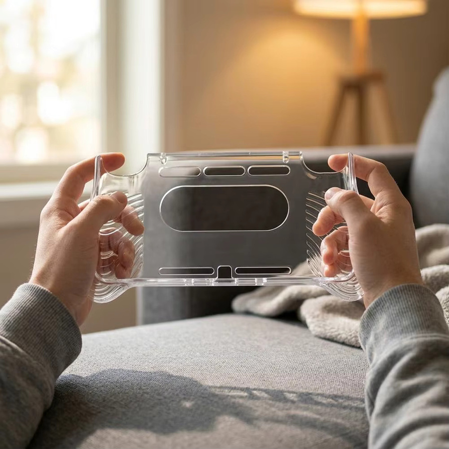 AYN Thor Schutzhülle Transparente TPU-Hülle mit ergonomischem Anti-Rutsch-Griff für Gaming-Konsolen - Bild 4