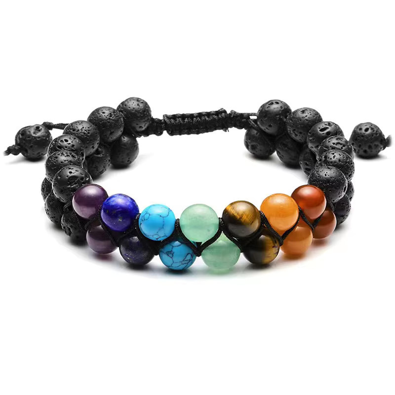 YKGDE Armband, Naturstein, Perle, Bunt, Unisex - Bild 2