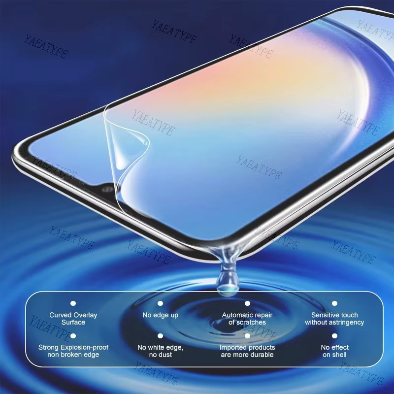 3 Stück transparente Hydrogelfolie Displayschutzfolie für Samsung Galaxy A9 A8 A7 A6 2018 und Galaxy J8 J6 J4 Plus 2018 - Bild 5