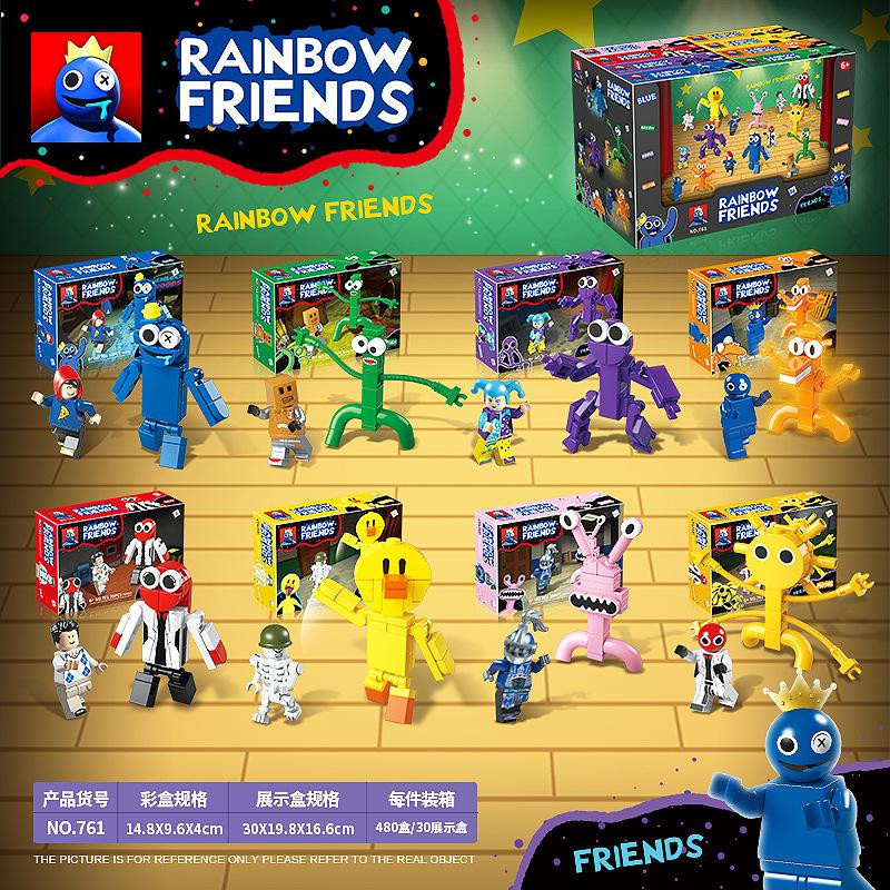 Yiran toy Regenbogenfreunde Monster Konstruktionsbausteine Set - Bild 2