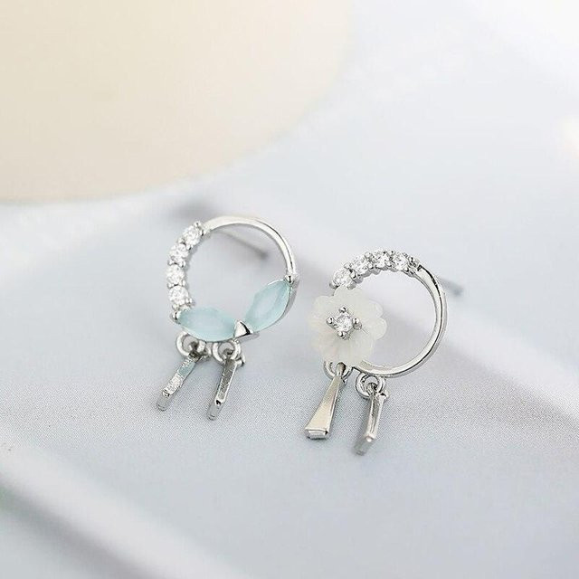YIRAN Jewelry Ohrringe, 925 Silber, Zirkonia, Damen - Bild 1