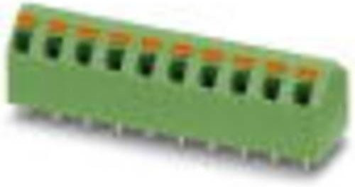 Phoenix Contact Federkraftklemmblock 1751189, Polzahl 4, 1.50 mm², Farbe: grün, 50 Stück - Bild 1