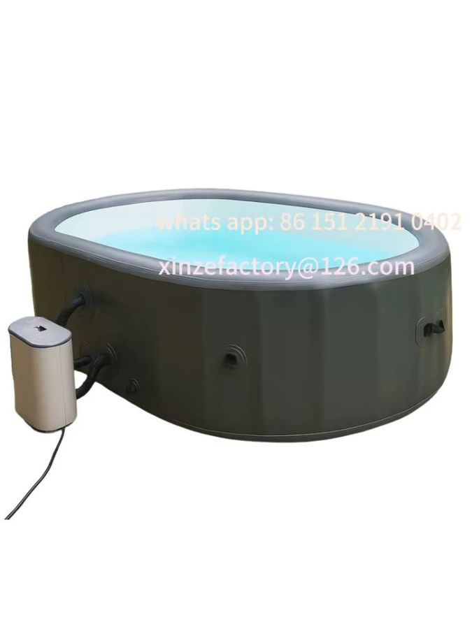 Anpassbarer aufblasbarer Whirlpool mit Wellenblasen in ovaler Form für deinen Spa-Genuss - Bild 6
