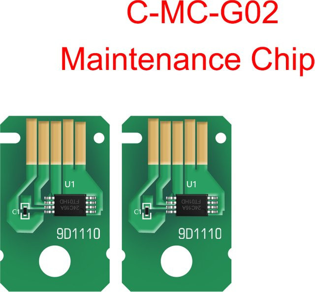 Canon MC-G02 Wartungs-Tintentank-Chip für Pixma G-Serie G3620 G3660 G2160 G3160 G1220 G2260 G3260 G1420 G2420 G2460 G3420 - Bild 1