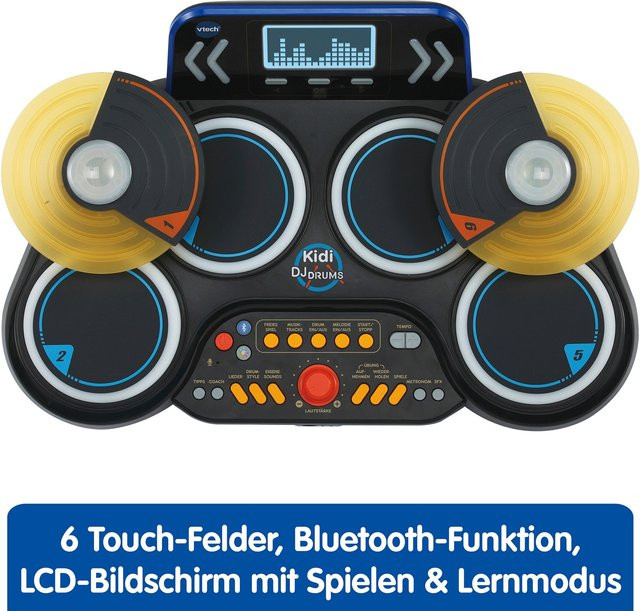 Vtech Kiditronics Kidi DJ Drums Musikspielzeug Schlagzeug ab 6 Jahren - Bild 1