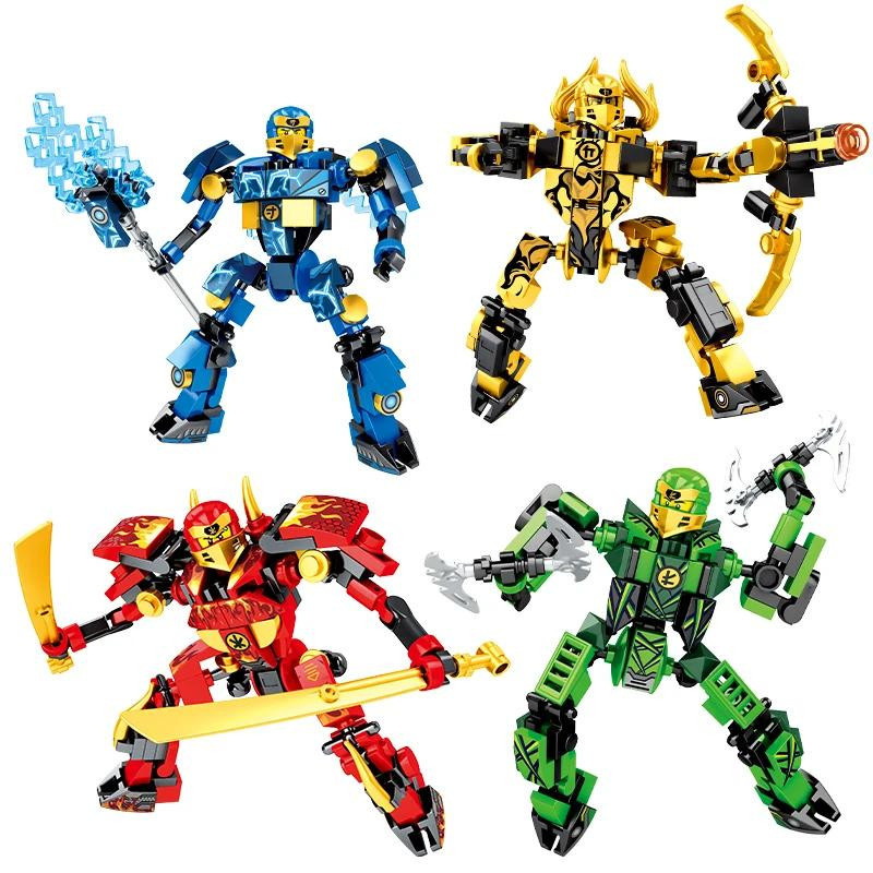 Ninjago Ninja Kriegsmaschine Lloyd Kriegsrüstung Mech Actionfigur - Bild 1