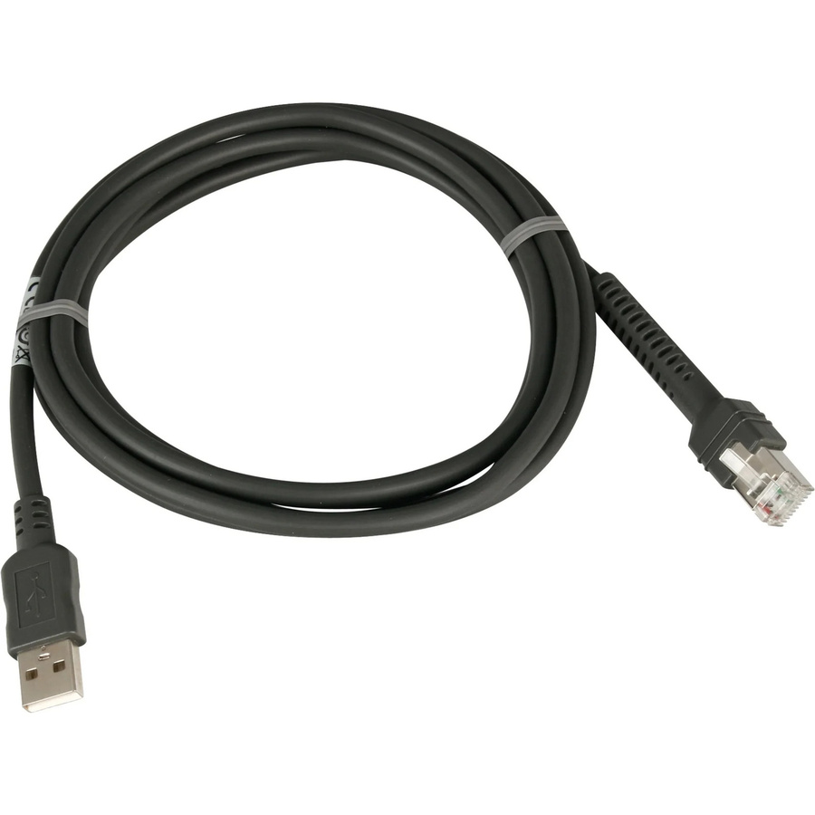 Zebra USB Verbindungskabel CBA-U21-S07ZBR in Schwarz mit USB-A Anschluss - Bild 1