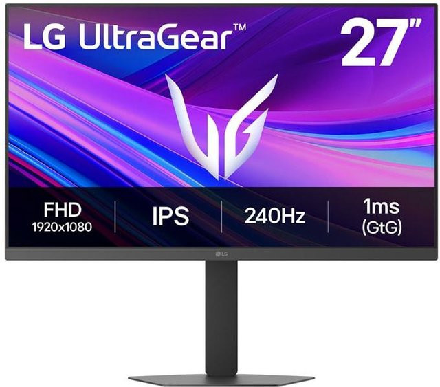 LG UltraGear 27G440A-B Gaming-Monitor, 27 Zoll, Full HD, IPS, 240 Hz, Schwarz - Bild 2