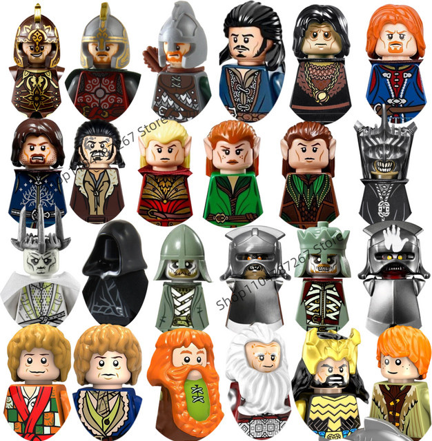 BEAST KINGDOM Herr der Ringe Kavallerie-Elfenwache, Bausteine-Bausatz - Bild 1