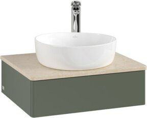 V&B Waschtischunterschrank Antao mit Beleuchtung, lackiert, B/T/H: 60 x 50 x 19 cm - Bild 1