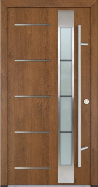 FM Türen AS68 Modell 45 Innenbeschläge Set Winchester Rechts in Braun mit Stahlbeschlägen, B: 100 cm, H: 210 cm - Bild 1