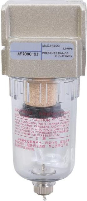 Tiardey AF2000 02 Pneumatiksysteme Luftfilter und Feuchtigkeitsabscheider in Silber und Messing - Bild 1
