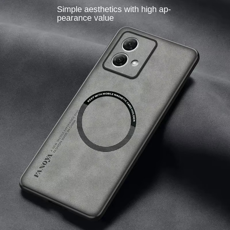 Retro PU Leder Magnetische Hülle für Motorola Edge 70 60 Pro Ultra Fusion G67 Power G66J/Y G85/75/55/45/35/15/05 in Gelb - Bild 3