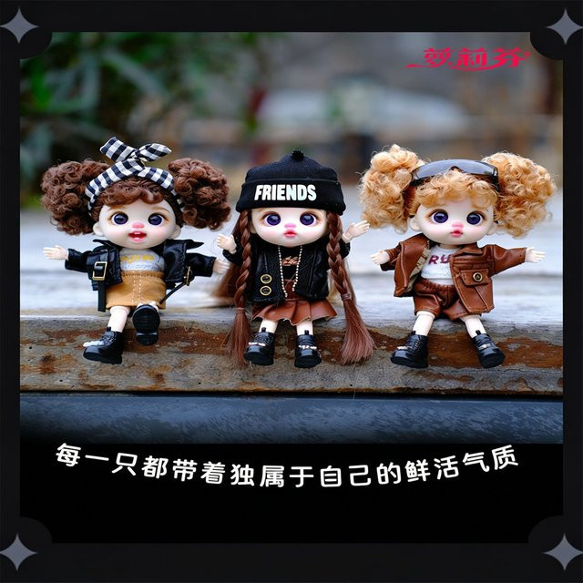 Luolifen Mädchenpuppe, Mini-Modepuppe, Prinzessin, Kunststoff, Bunt - Bild 1