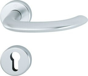 Hoppe Rosettengriff aus Aluminium in Silber - Bild 1