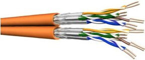 Draka Comteq DNT UC900 HS23 Cat.7 Ethernet LAN Kabel orange S/FTP AWG23 - Bild 1