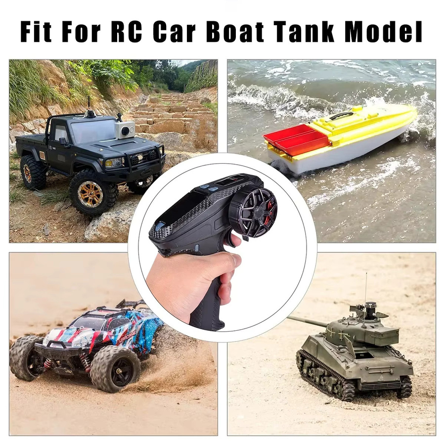 DUMBORC X6PM-350 2,4G 6CH RC-Sender, Fernbedienung für RC-Auto Boot Panzer Modell Spielzeug - Bild 5