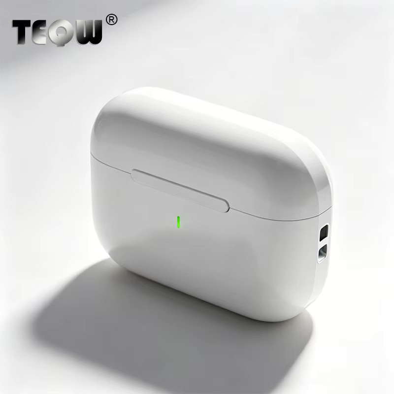 TEQW Airs Pro Bluetooth-Kopfhörer in Weiß mit Geräuschunterdrückung, GPS-Positionierung und Touch-Steuerung - Bild 1