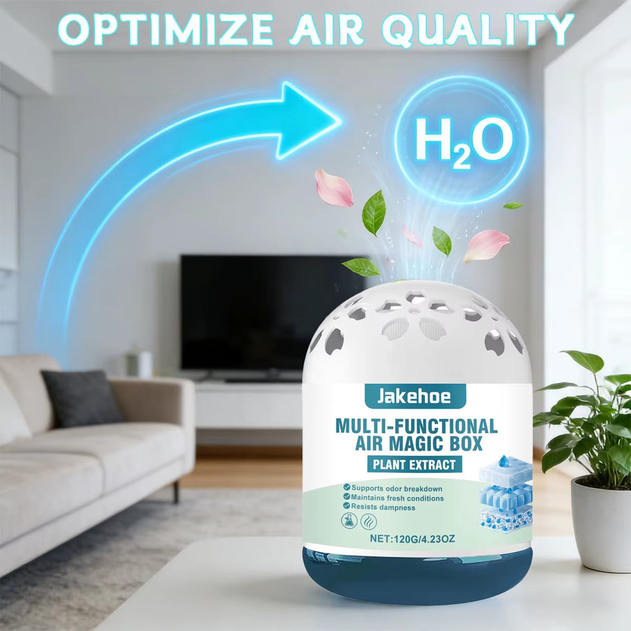 JAKEHOE Air Magic Box Stromloser Luftreiniger für Innenräume in Weiß - Bild 3
