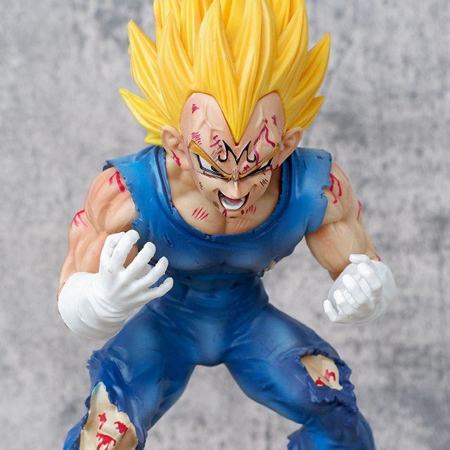 Bandai Dragon Ball Z Vegeta Super Saiyajin 2 Anime Figur aus PVC, Multicolor, Höhe: 27 cm - Bild 1