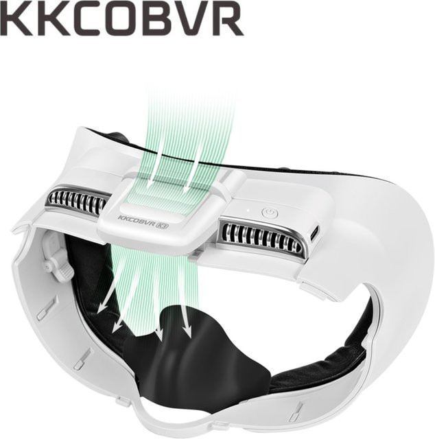 KKCOBVR K3 Spiegelnebelentfernungsventilator für Quest 3 in Weiß - Bild 1