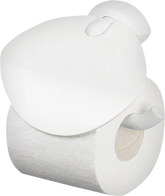 Spirella Toilettenpapierhalter Lemon in Weiß, B: 16,5 cm, H: 12,5 cm - Bild 1