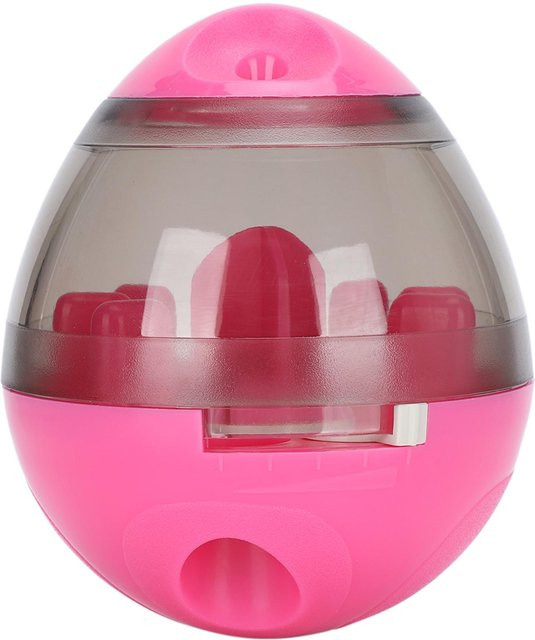 TOMTOP JMS Haustiere Hunde Leckage Food Dispenser für Tumbler Ball, interaktives Spielzeug, Rosa - Bild 1