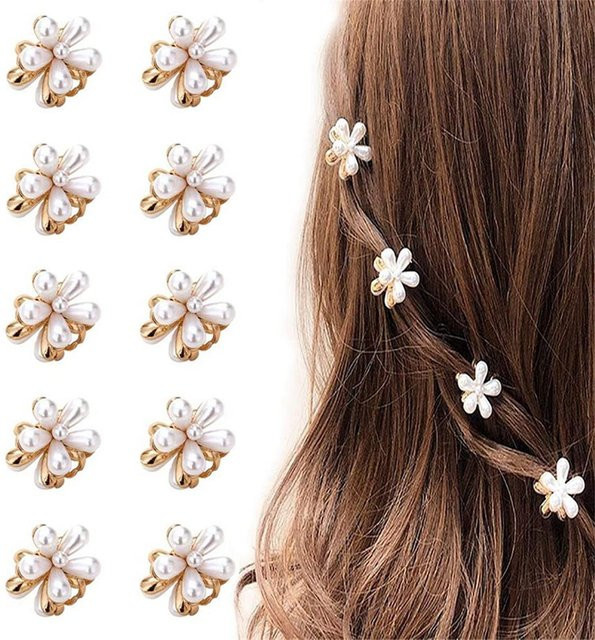 YULIN Perlen Krallenclips, Blumendesign, Damen, Mädchen - Bild 1