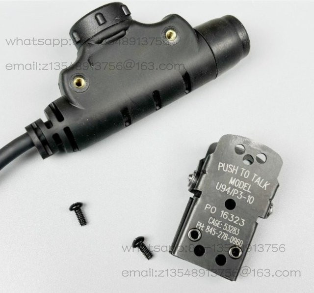 TEA U94V2 PTT 6-Pin Schnittstelle in Schwarz, refurbished, mit weichem Gummi und wasserdichter Abdeckung - Bild 1