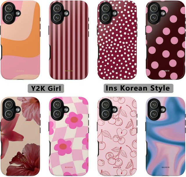 Clmj Polka Dots Handyhülle für Samsung Galaxy A56 A36 A26 S26 S25 S24 S23 S20FE Ultra Plus Edge 4G 5G mit luxuriöser Doppelschicht-Rückabdeckung - Bild 1