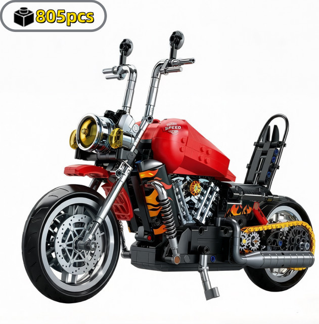 FUNXINEE Motorrad Technik-Set, 1:8, 805 Teile - Bild 1
