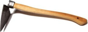 Krumpholz Handhacke in Herzform mit Eschen-Kuhfuß-Stiel aus Stahl und Holz in Mehrfarben - Bild 1