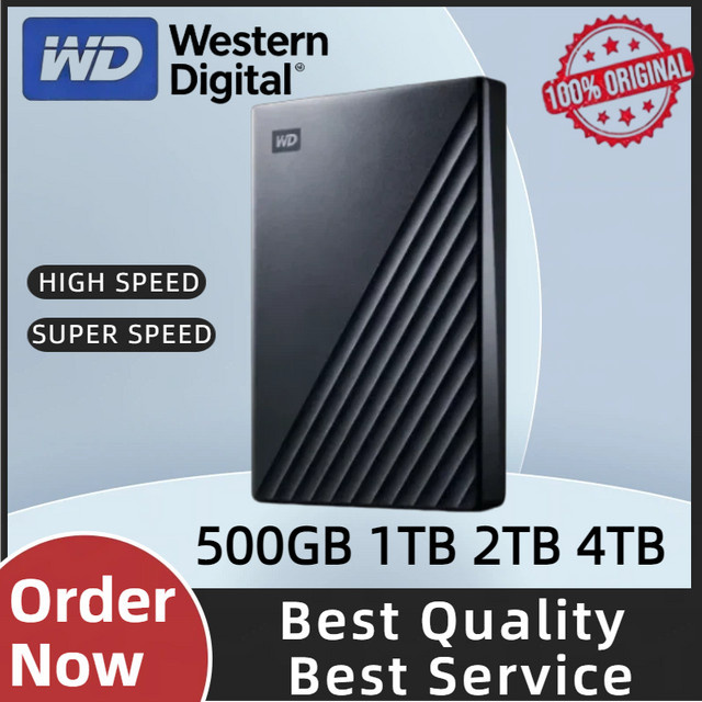Western Digital My Passport Ultra Externe Festplatte USB-C, Grau, 500 GB - Bild 1