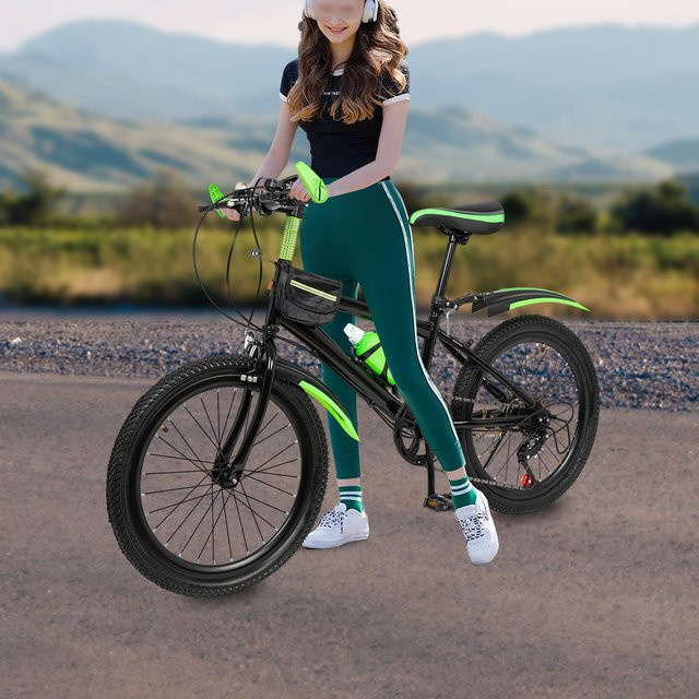 CNCEST Mountainbike, 20-Zoll-Kinderfahrrad, Kohlenstoffstahl - Bild 1