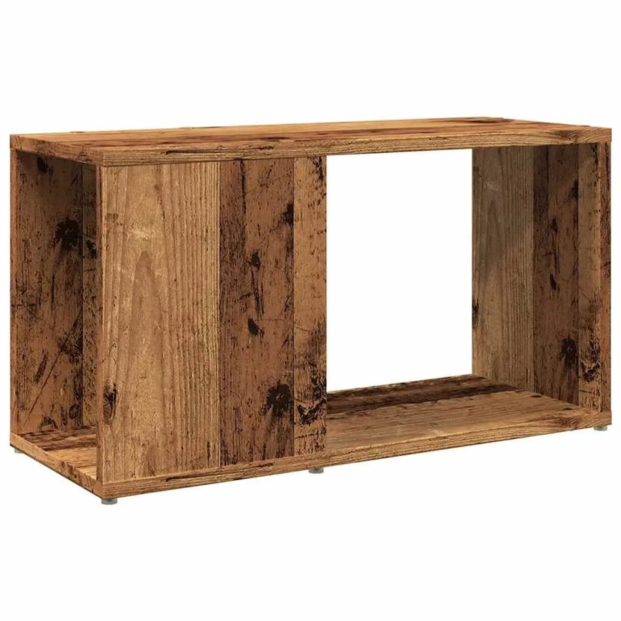 vidaXL TV-Schrank in Altholz-Optik, braun, B/T/H: 60 x 24 x 32 cm - Bild 2