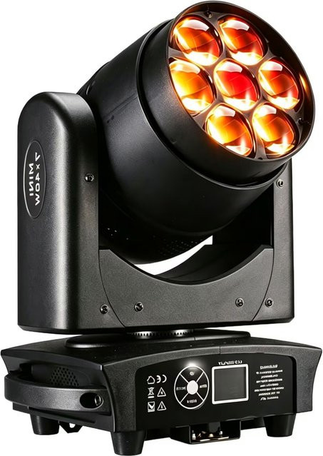 BAILIANGLIGHTS Bee Eye LED Moving Head 4-in-1 RGBW Beam & Wash mit Zoom für DJ, Party und Bühnenbeleuchtung, Schwarz - Bild 1