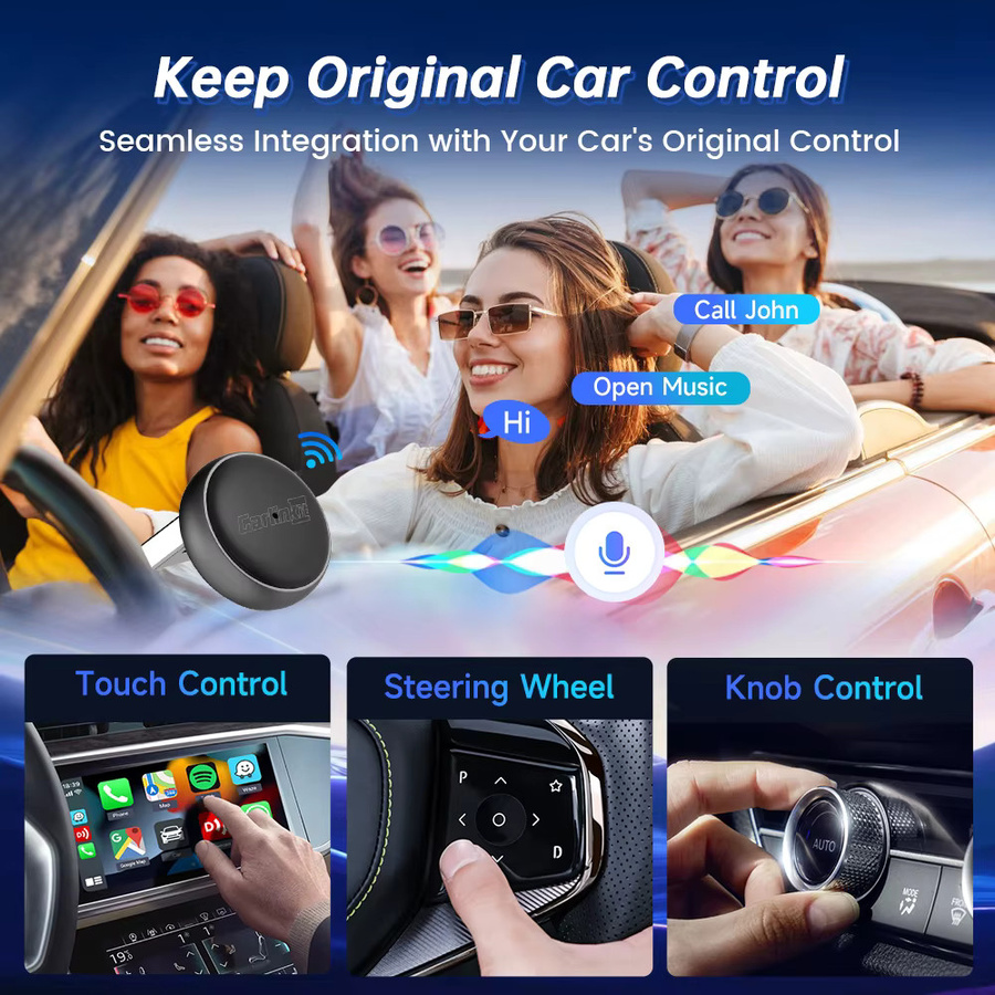 CarlinKit Wireless CarPlay Box Mini Ultra 3 kabelloser CarPlay Adapter in Schwarz mit Wi-Fi und Bluetooth - Bild 4