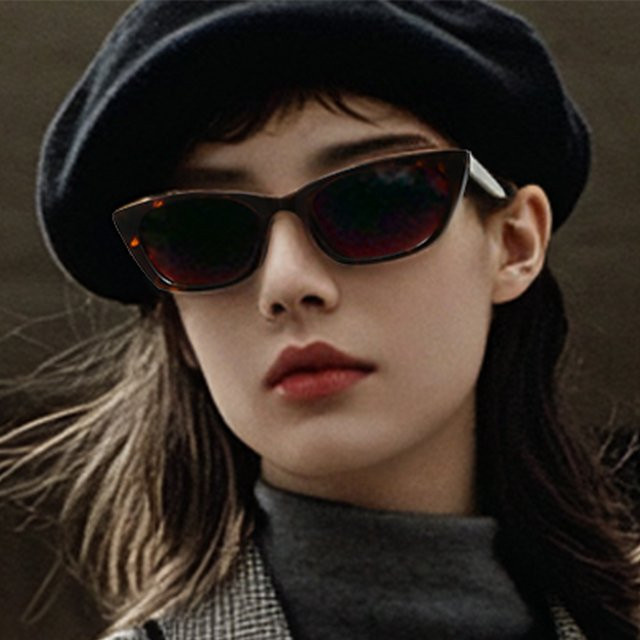 ZENOTTIC Sonnenbrille Cat Eye, Acetat, Vollrand, Damen, polarisiert - Bild 1