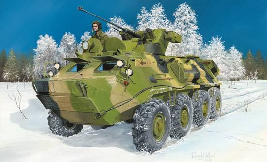 Trumpeter BTR-60PB Upgraded, Fahrzeug, Grün - Bild 1