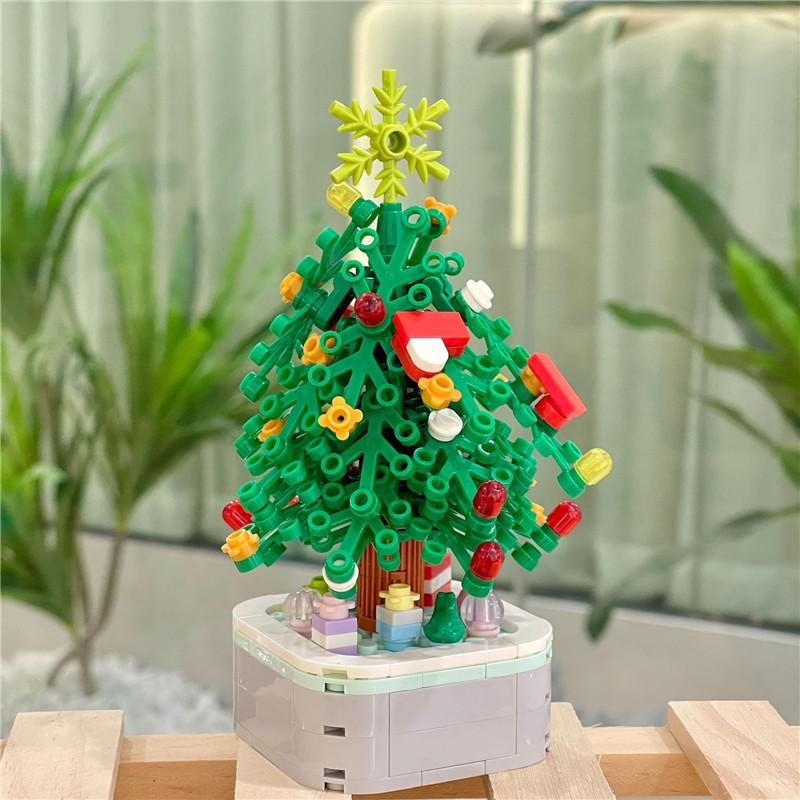 Yiran toy Weihnachtsbaum Bausteine 211-teiliges Set grün 6–12 Jahre - Bild 2