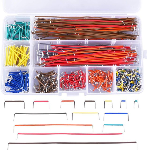 560 Stück Überbrückungskabel Set mit 14 Längen und Aufbewahrungsbox in Multicolor - Bild 1
