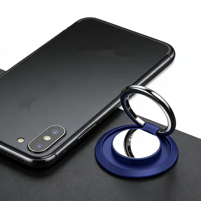 WSSHE Fingerringhalter für das Smartphone in Pink, 360 Grad drehbar, universeller Handy-Ständer mit Aufkleber-Pad und magnetischer Kompatibilität - Bild 2