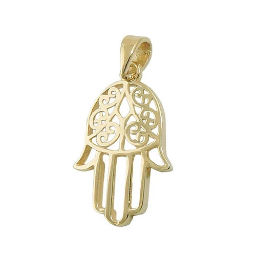 Colfem Anhänger Schutzsymbol Hand, Gold 375, Unisex - Bild 1