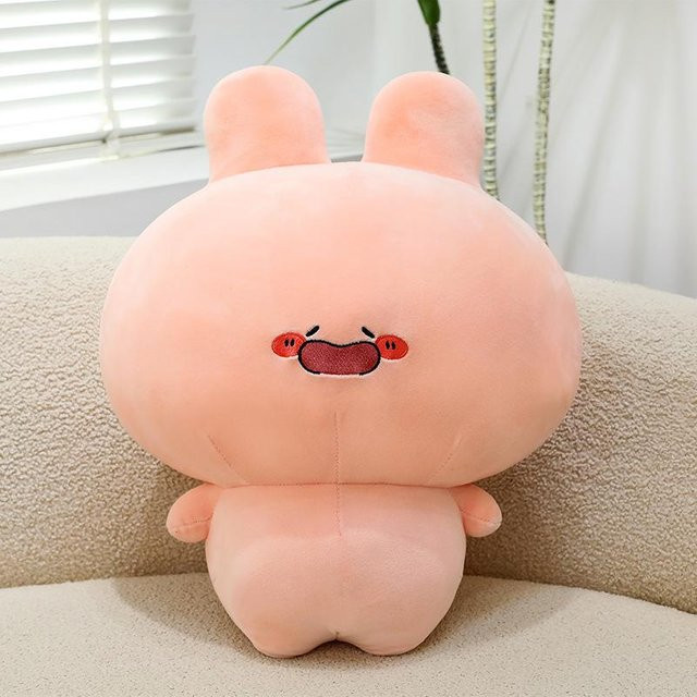 Yiran Health & Beauty Asamimi Kaninchen Plüschtier, Rosa, 60cm, ab 14 Jahren - Bild 1