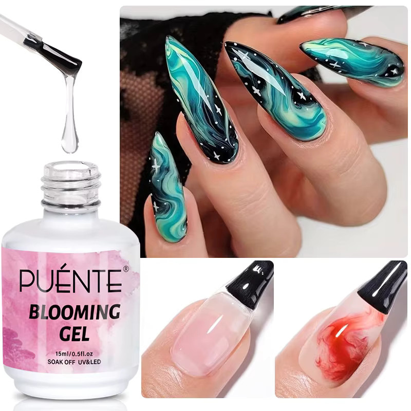 Puente Black Cat Eye Gel-Nagellack, 15 ml, Glänzend - Bild 2