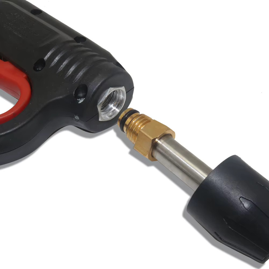 AMY CAR NEW FORCE Hochdruck-Wasserpistole mit fächerförmigem Sprühstrahl für die Autowäsche und den Garten in Schwarz - Bild 2