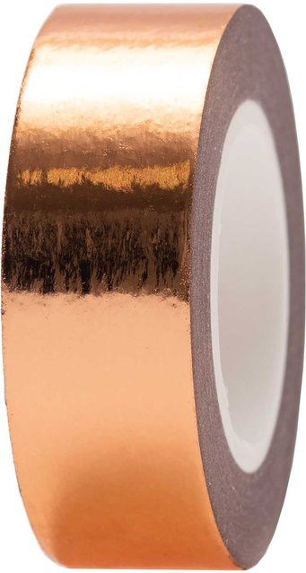 Rico Design Paper Poetry Washi Tape Metallic in Roségold, Breite: 15 mm, Länge: 10 m - Bild 1